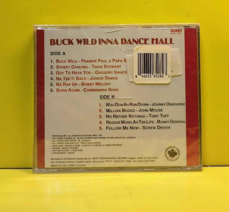 Various - Buck Wild Inna Dance Hall - RRTG 7799 - New - Sealed - CDs - Canadian Import