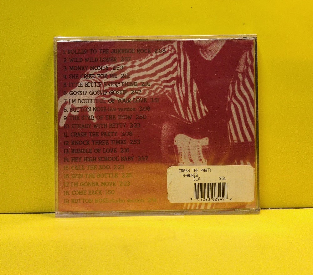The A-Bones - Crash The Party - 1996 - CED 254 - New - Sealed - CDs