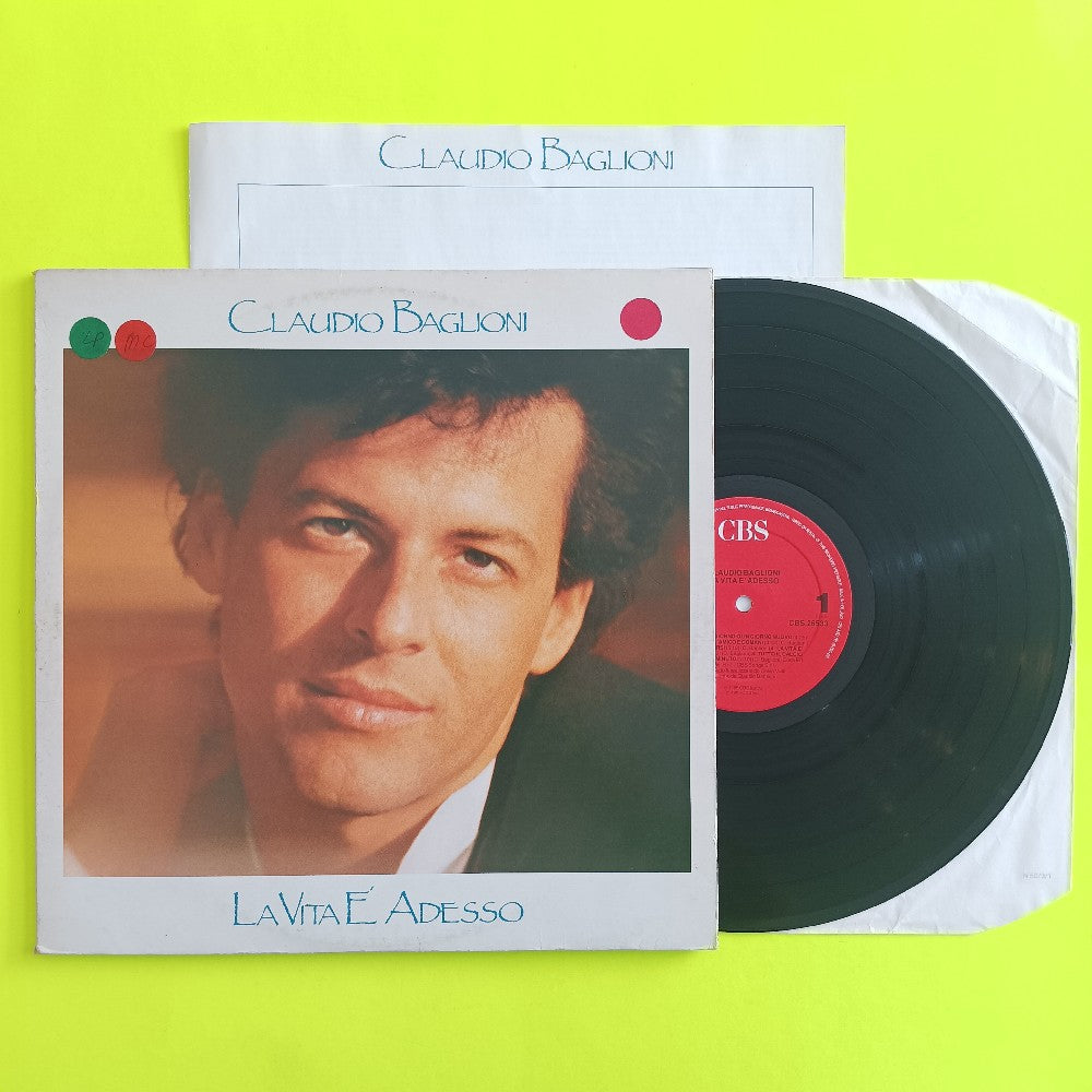 Claudio Baglioni - La Vita E Adesso HOLLAND - 1985 - 26533 - Used - VG+ - Vinyl