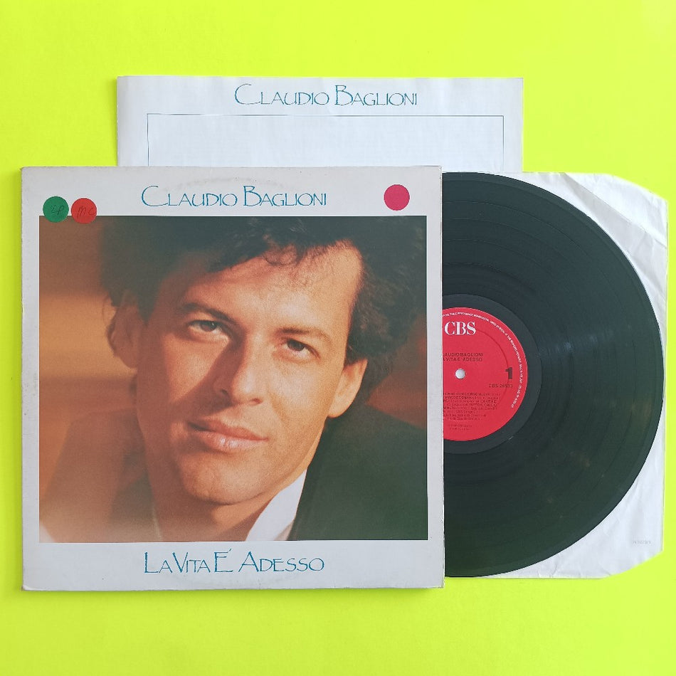 Claudio Baglioni - La Vita E Adesso HOLLAND - 1985 - 26533 - Used - VG+ - Vinyl