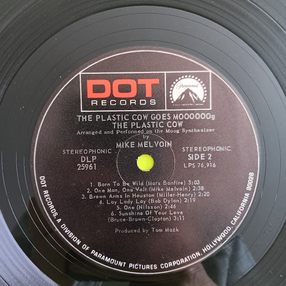 Mike Melvoin - The Plastic Cow Goes Moooooog SHRINK - 1969 - DLP 25961 - Used - VG+ - Vinyl