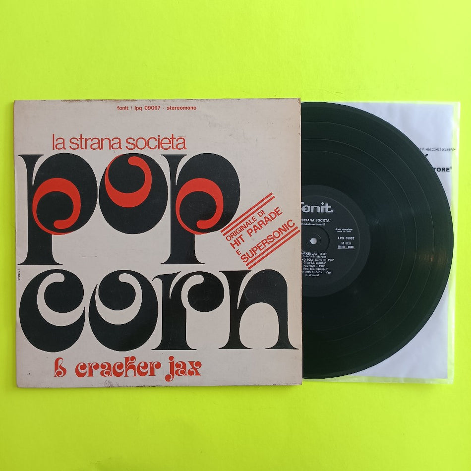 La Strana Societa - Pop Corn & Cracker Jax ITALY - 1972 - LPQ 09067 - Used - VG++ - Vinyl