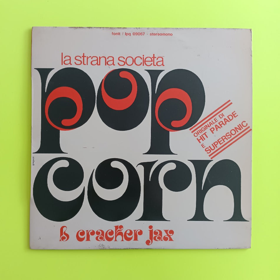 La Strana Societa - Pop Corn & Cracker Jax ITALY - 1972 - LPQ 09067 - Used - VG++ - Vinyl