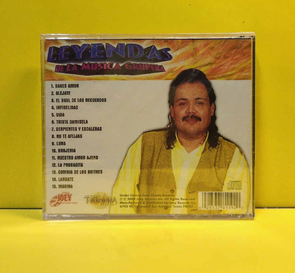 Leyendas Gruperas - Zaaz De Victor Hugo Ruiz - 2004 - JOEY-8119 - New - Sealed - CDs
