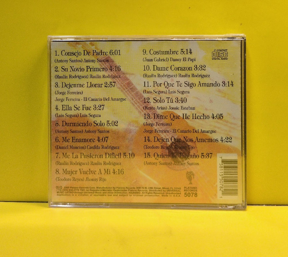 Various - Aqui Esta La Bachata, Volumen 4 - 2000 - PLATANO 5078 - New - Sealed - CDs - Reissue