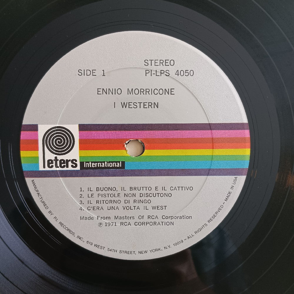 Ennio Morricone - I Western  - 1971 - PILPS 4050 - Used - VG++ - Vinyl