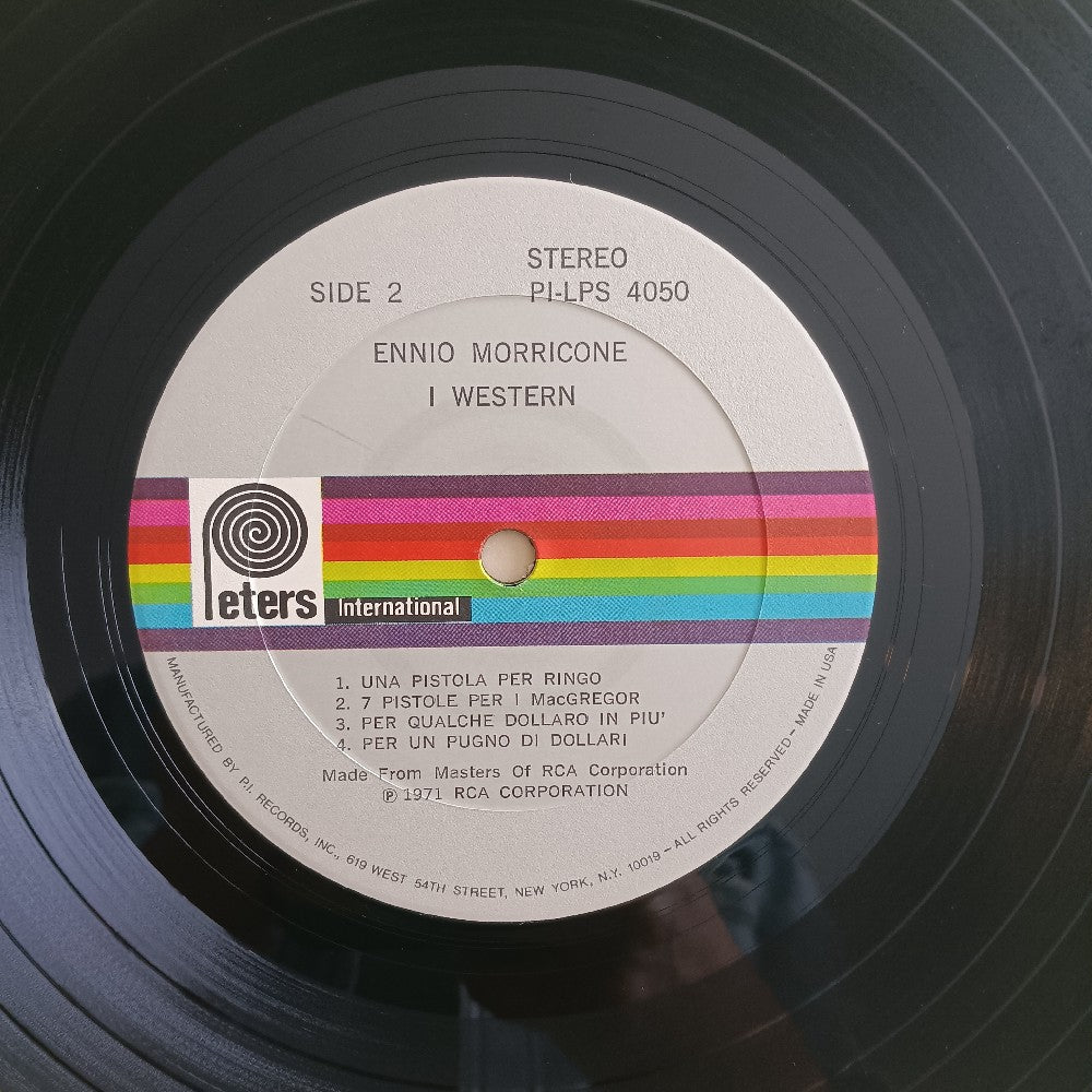 Ennio Morricone - I Western  - 1971 - PILPS 4050 - Used - VG++ - Vinyl