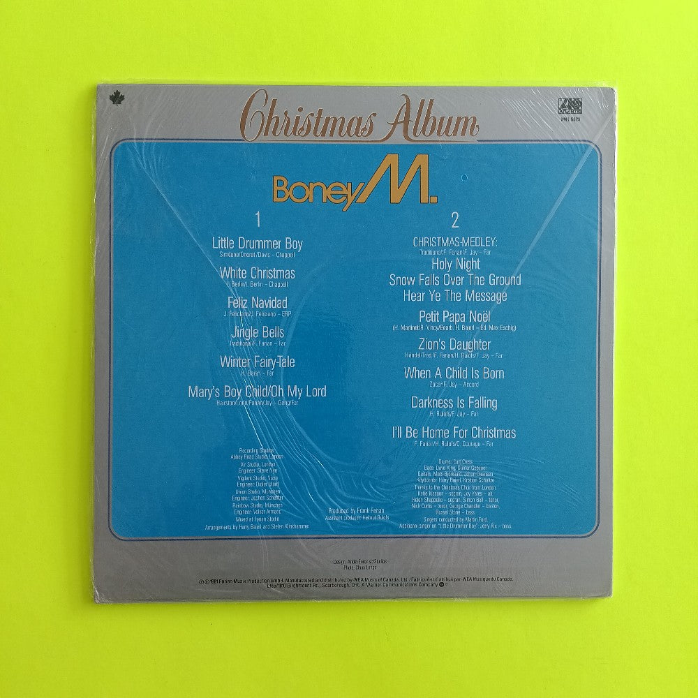 Boney M - Christmas Album CANADA - 1981 - XMS 5823 - Used - Sealed - Vinyl