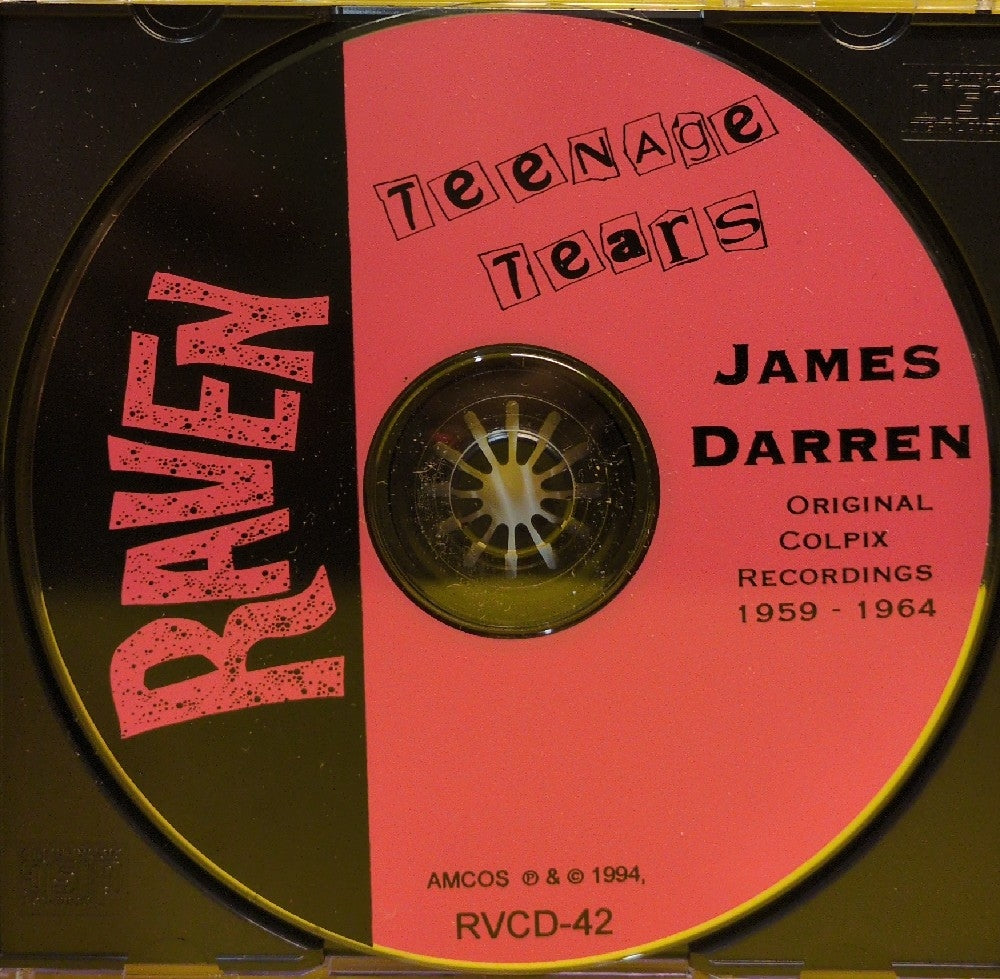 James Darren - Teenage Tears 1959-1964 - 1994 - RVCD-42 - Used - EX - CDs - Australian Import