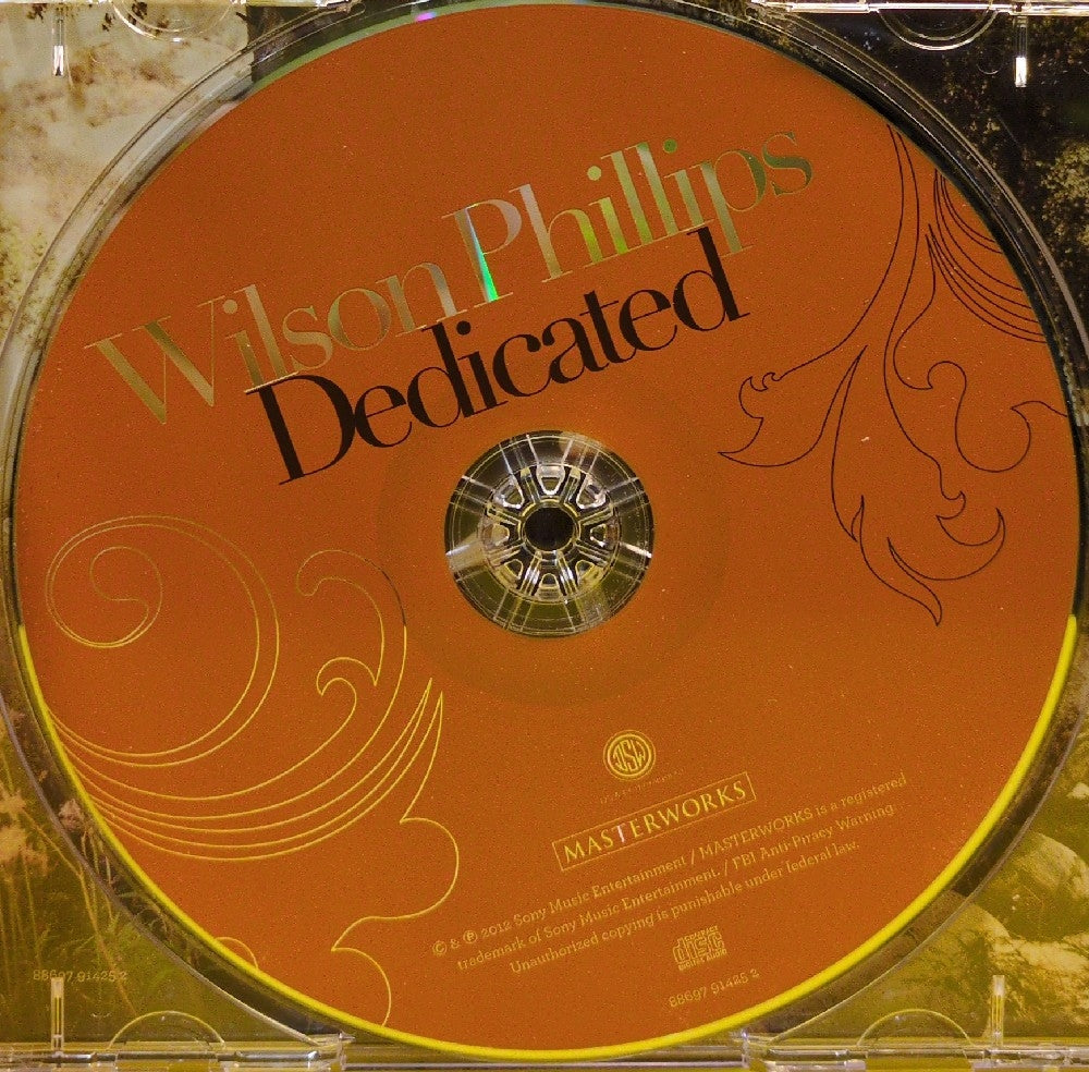 Wilson Phillips - Dedicated - 2012 - 88697 91425 2 - Used - EX - CDs