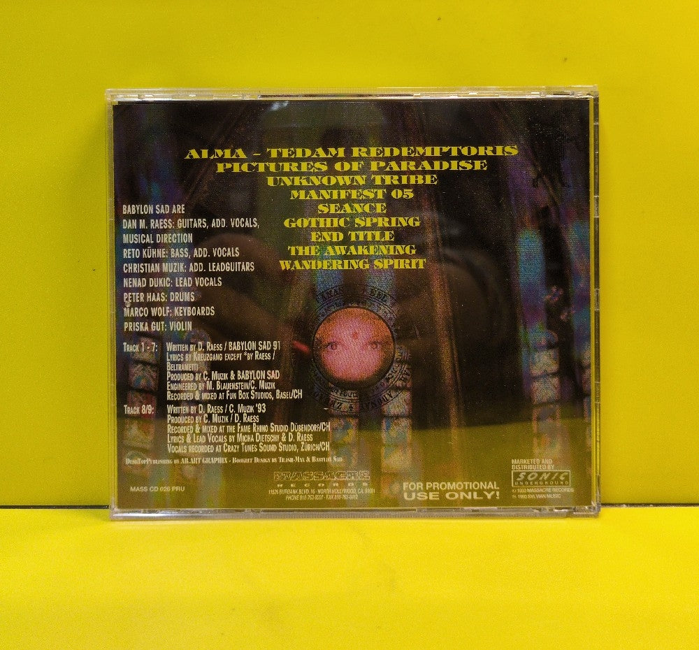 Babylon Sad - Kyrie - 1993 - MASS CD 026 - Used - EX - CDs - Promo