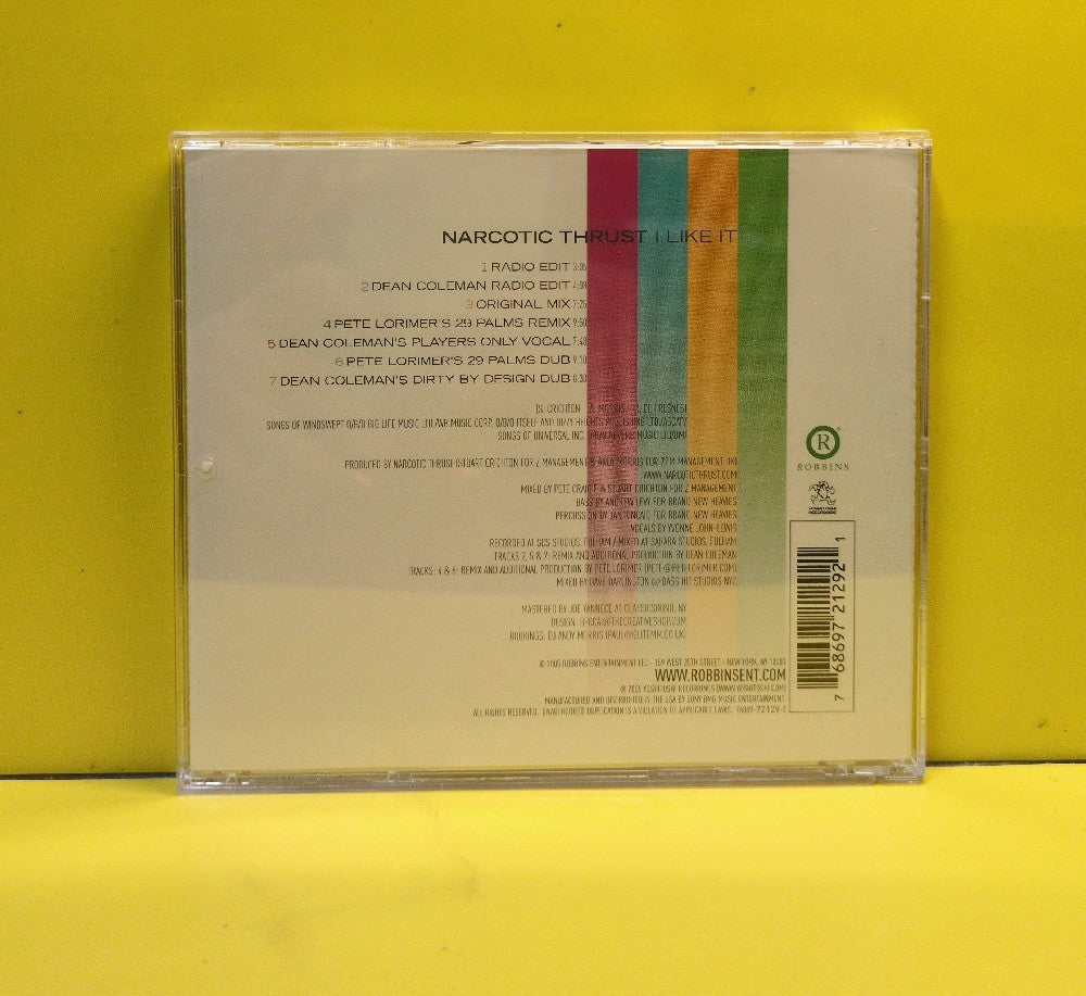 Narcotic Thrust - I Like It - 2005 - 76869-72129-2 - Used - EX - CDs - CD Maxi-Single