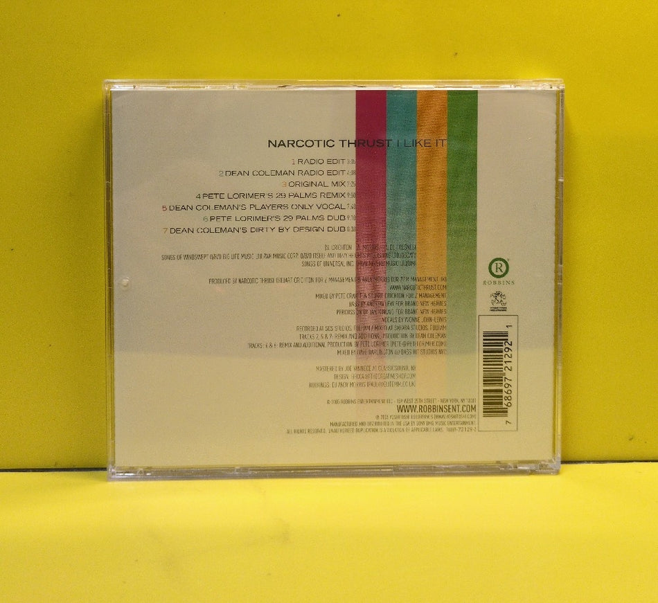 Narcotic Thrust - I Like It - 2005 - 76869-72129-2 - Used - EX - CDs - CD Maxi-Single