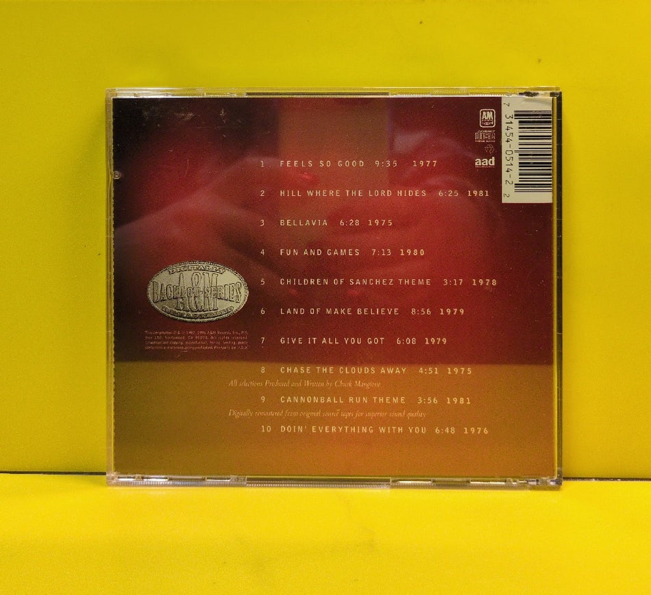 Chuck Mangione - Greatest Hits - 1996 - 31454 0514 2 - Used - EX - CDs