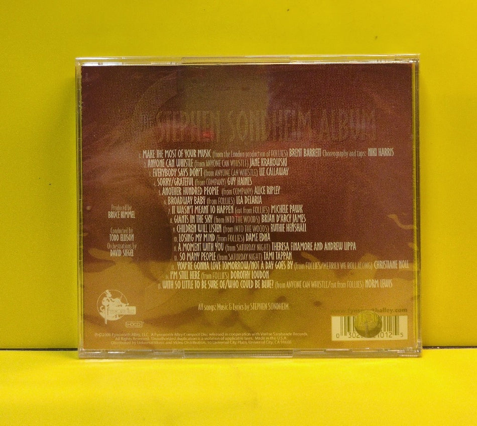 Various - The Stephen Sondheim Album - 2001 - 302 062 101 2 - New - Sealed - CDs - HDCD