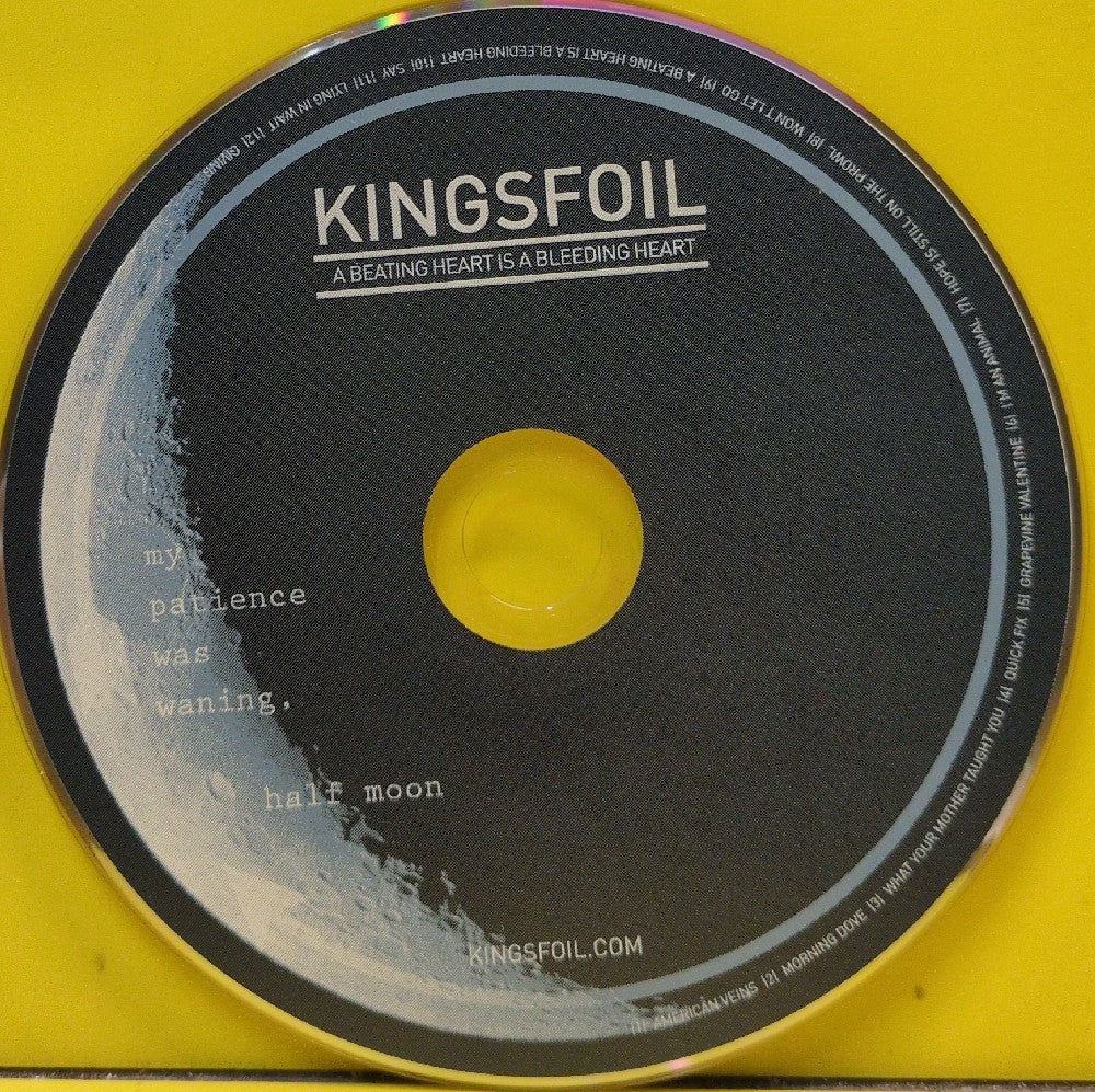 Kingsfoil - A Beating Heart Is A Bleeding Heart - 2012 - Used - EX - CDs