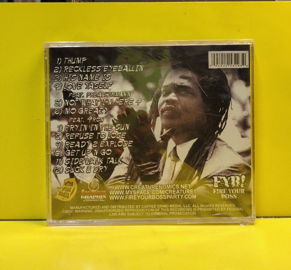 Creature - Hustle To Be Free - 2007 - CGM00-002 - New - Sealed - CDs