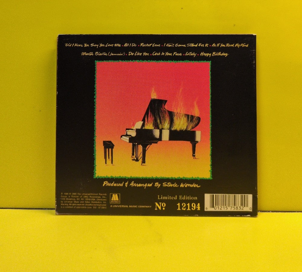 Stevie Wonder - Hotter Than July - 2000 - 012 157 583-2 - Used - EX - CDs - Reissue - Remastered - Numbered