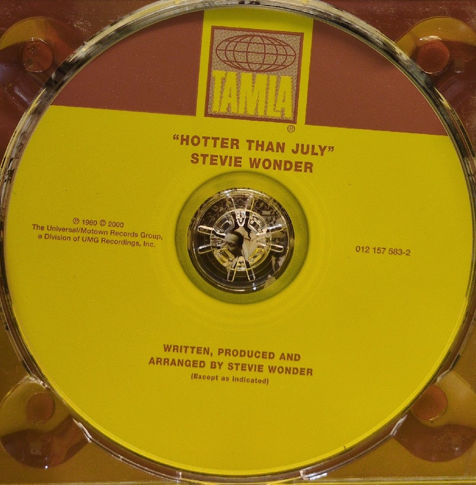Stevie Wonder - Hotter Than July - 2000 - 012 157 583-2 - Used - EX - CDs - Reissue - Remastered - Numbered