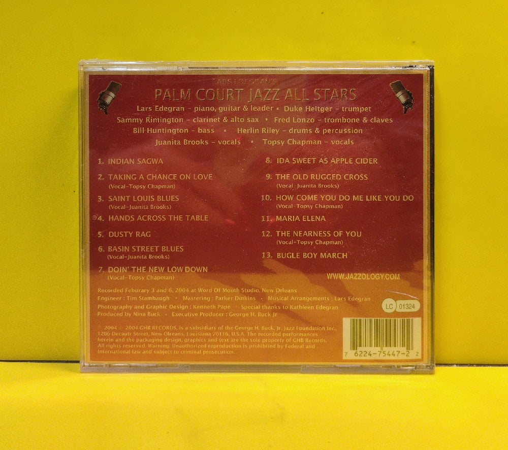 Lars Edegran - Palm Court Jazz All Stars - 2004 - BCD-447 - New - Sealed - CDs