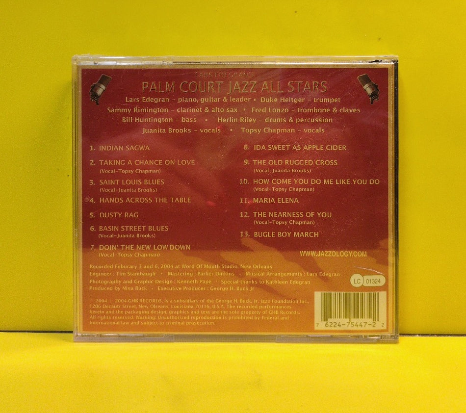 Lars Edegran - Palm Court Jazz All Stars - 2004 - BCD-447 - New - Sealed - CDs