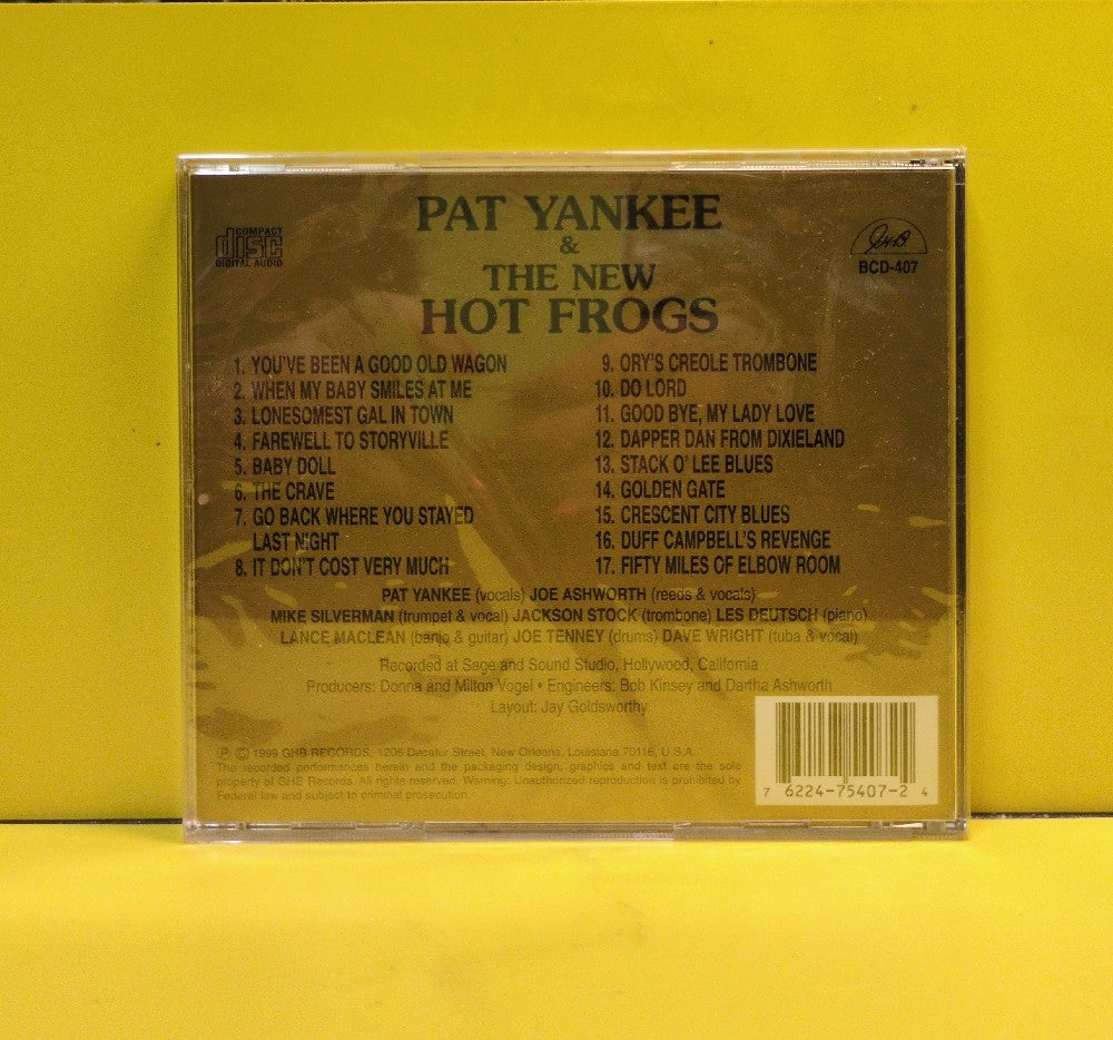Pat Yankee, The New Hot Frogs - Together At Last - 1999 - BCD-407 - New - Sealed - CDs