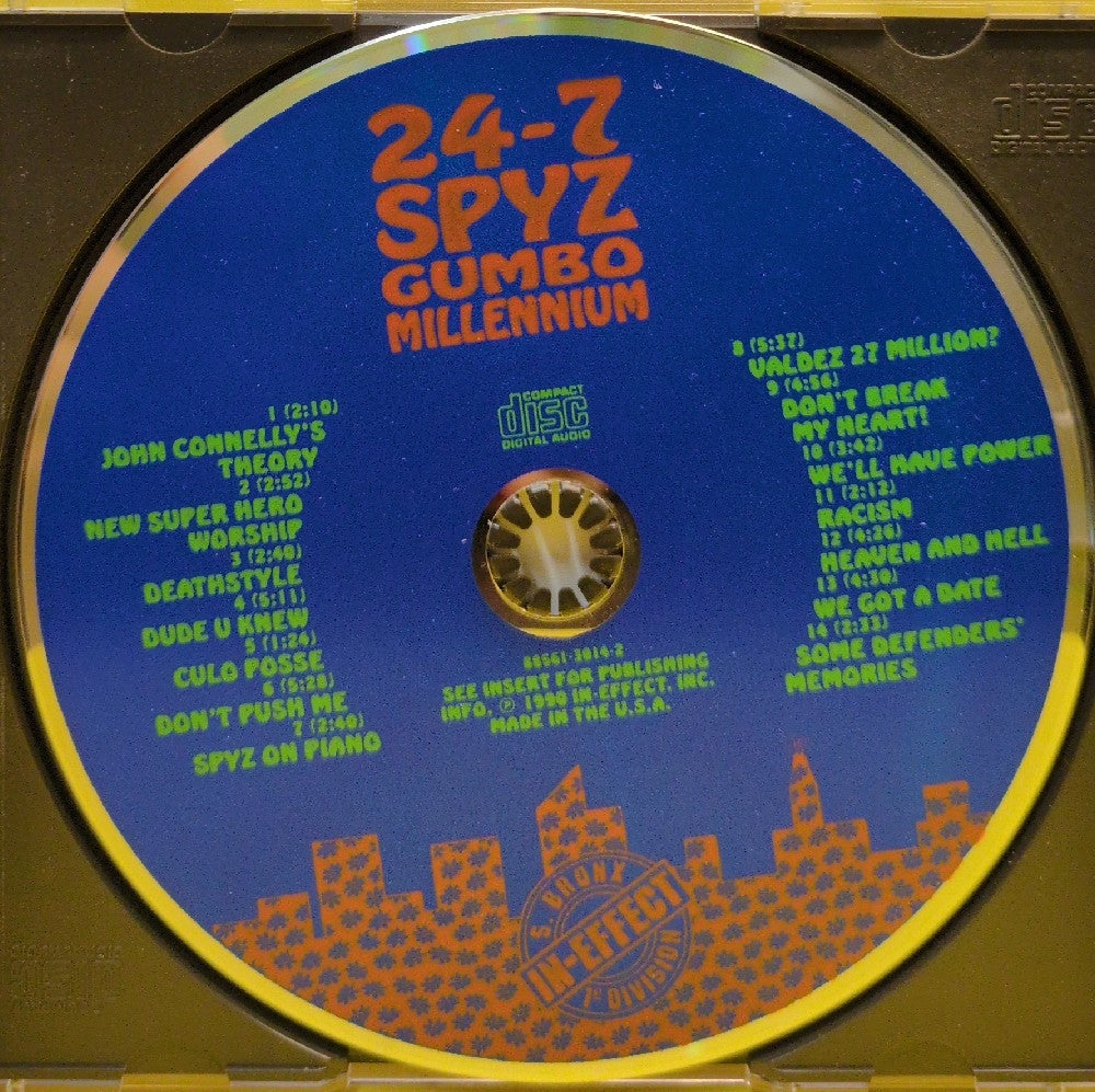 24-7 Spyz - Gumbo Millennium - 1990 - 88561-3014-2 - Used - EX - CDs