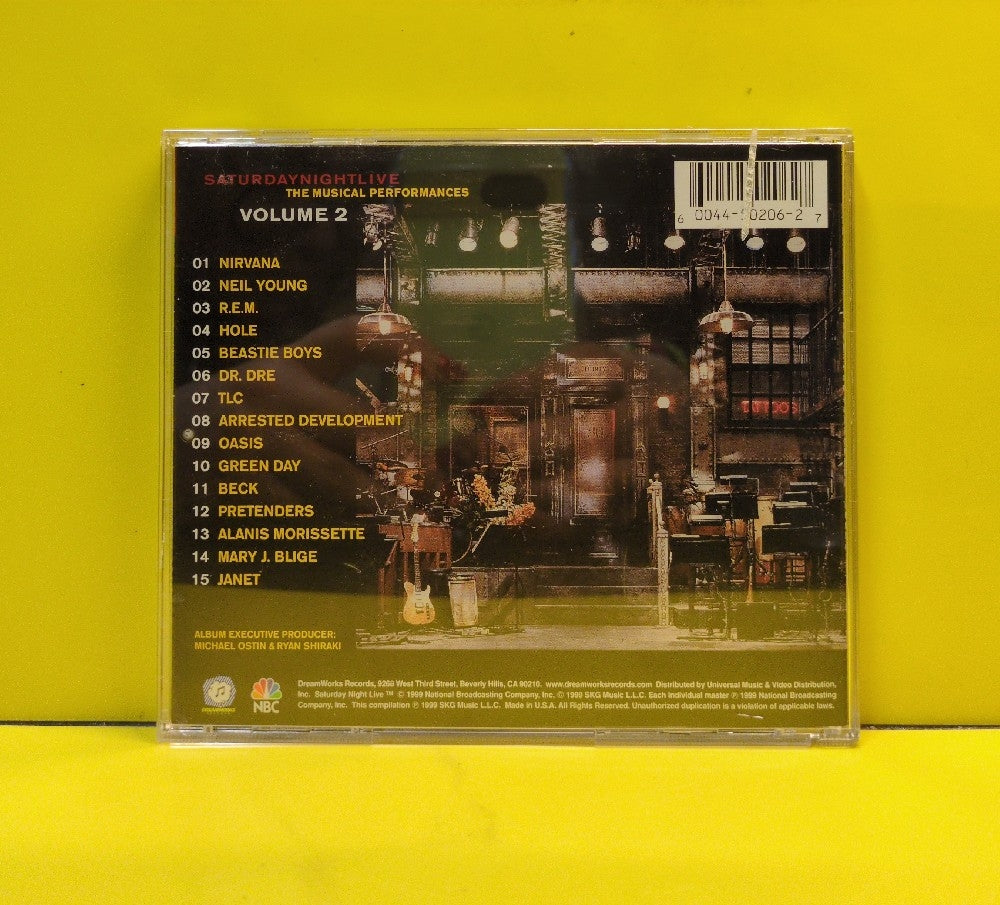 Various - SNL25 • Saturday Night Live: The Musical Performances | Volume 2 - 1999 - 0044-50206-2 - Used - EX - CDs