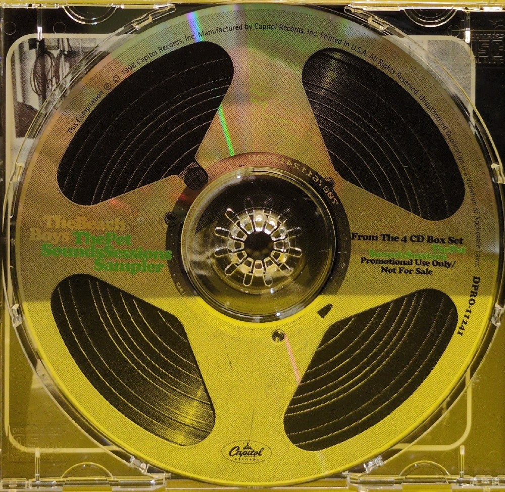 The Beach Boys - The Pet Sounds Sessions Sampler - 1996 - DPRO-11241 - Used - EX - CDs - Promo - Stereo/Mono - No Promo Banner On Disc
