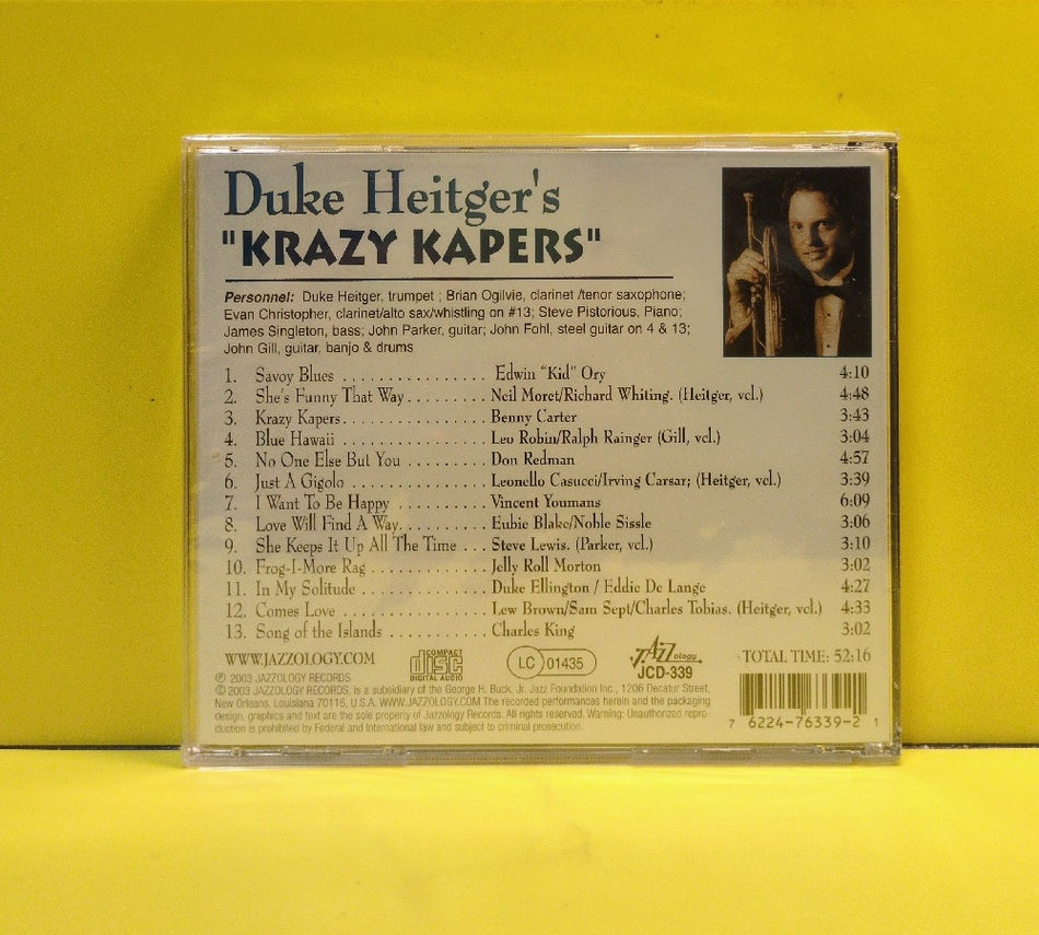 Duke Heitger - Duke Heitger"s Krazy Kapers - 2004 - JCD-339 - New - Sealed - CDs