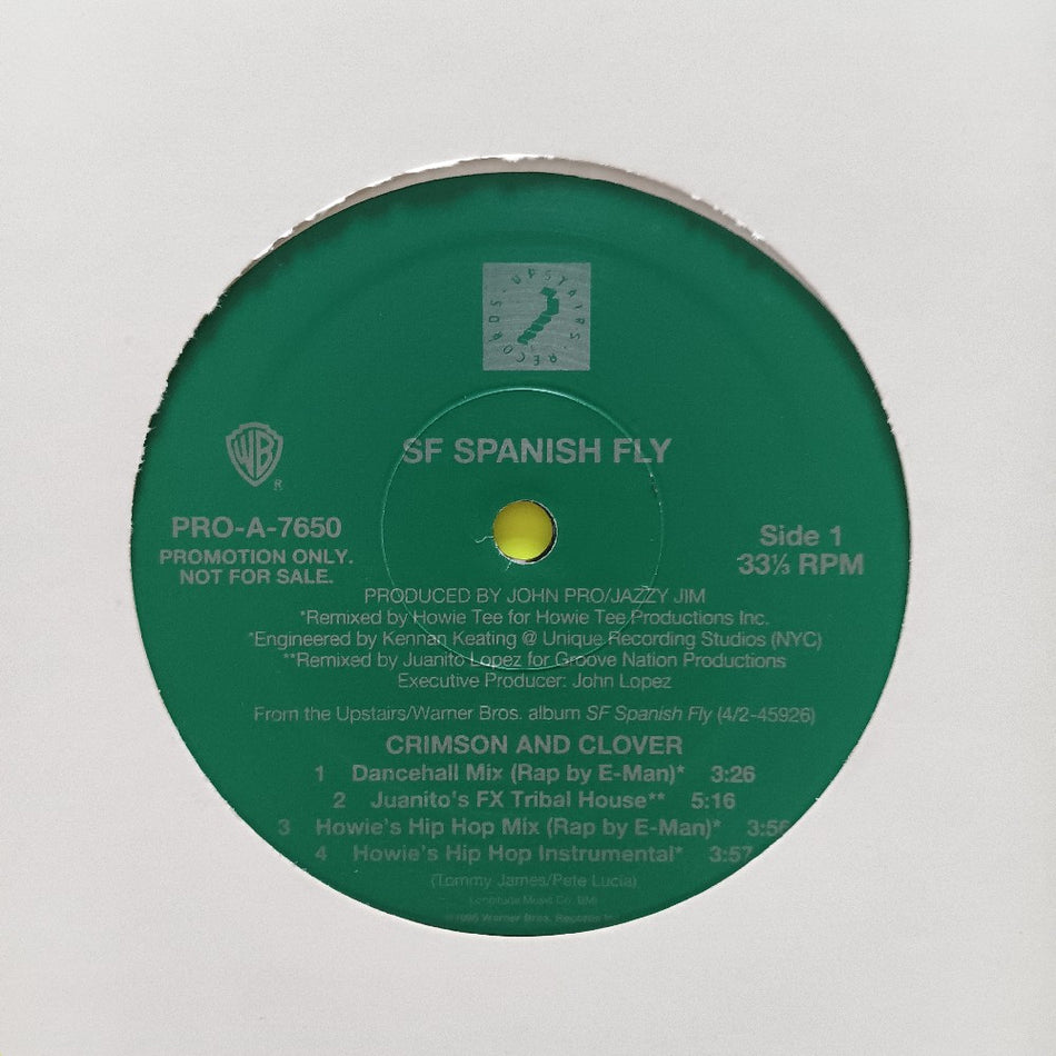 SF Spanish Fly - Crimson & Clover 12" PROMO - 1995 - PRO-A-7650 - Used - VG++ - Vinyl