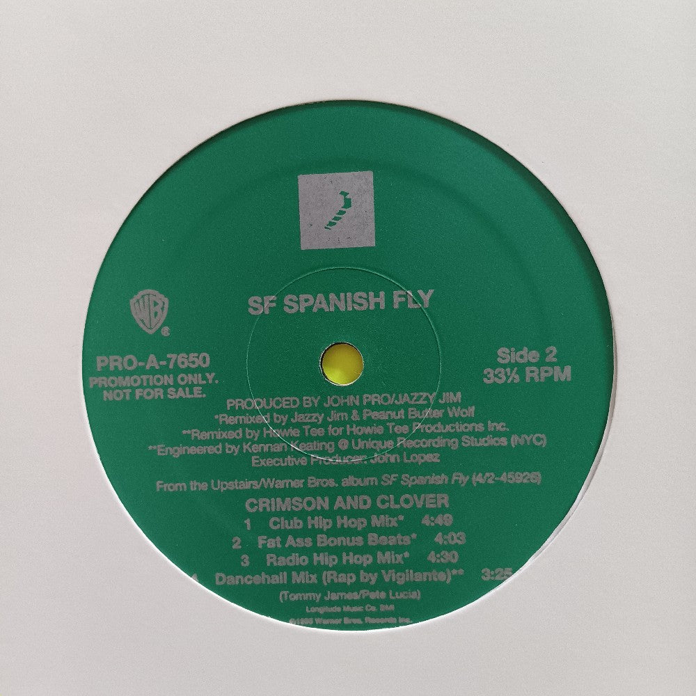 SF Spanish Fly - Crimson & Clover 12" PROMO - 1995 - PRO-A-7650 - Used - VG++ - Vinyl