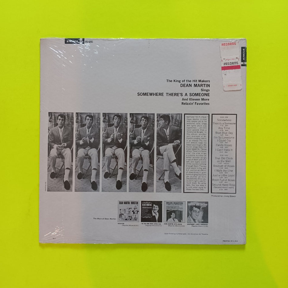 Dean Martin - Somewhere There's A Someone - 1966 - RS 6201 - New - Sealed - Vinyl