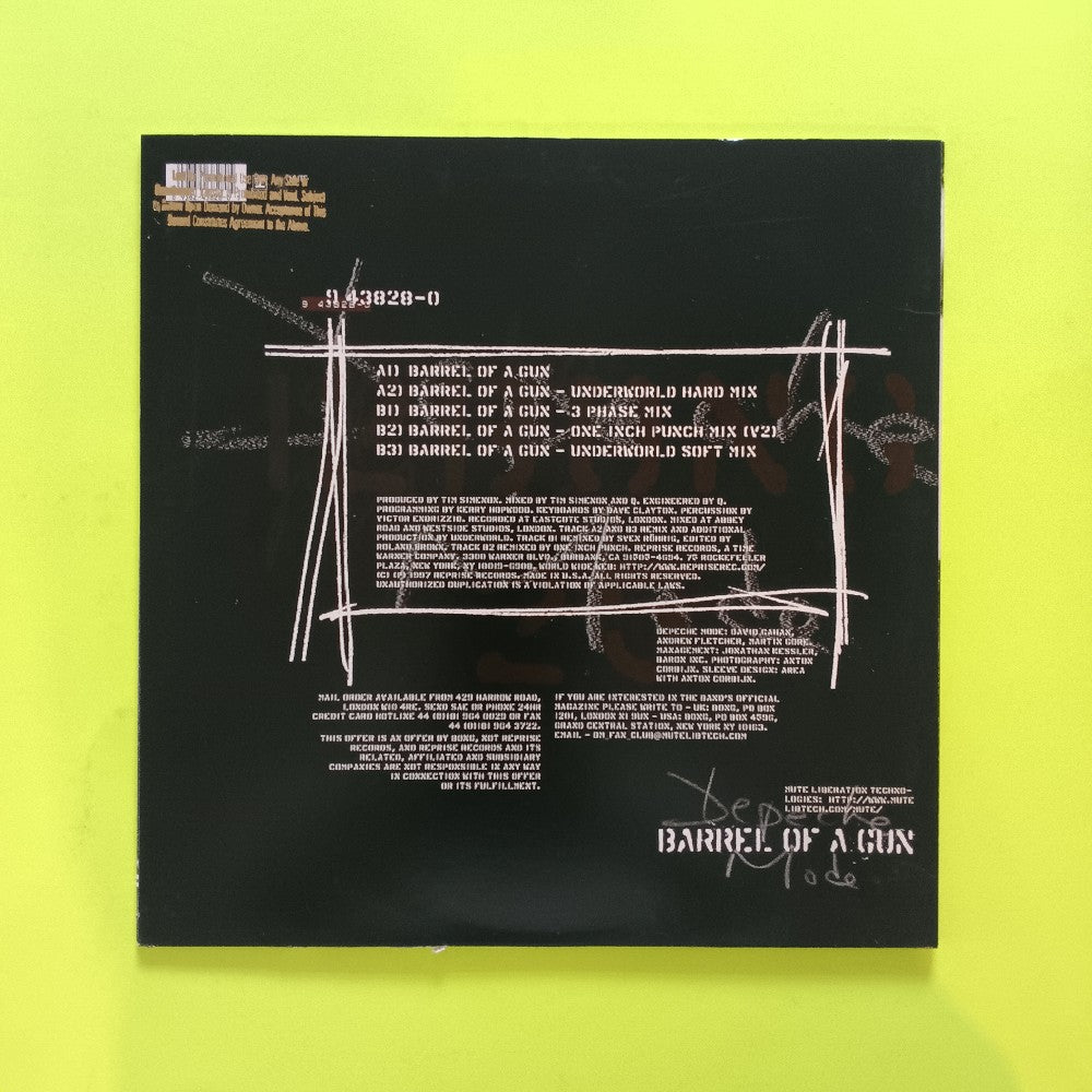 Depeche Mode - Barrel Of A Gun 12" PROMO - 1997 - 0-43828 - Used - EX - Vinyl