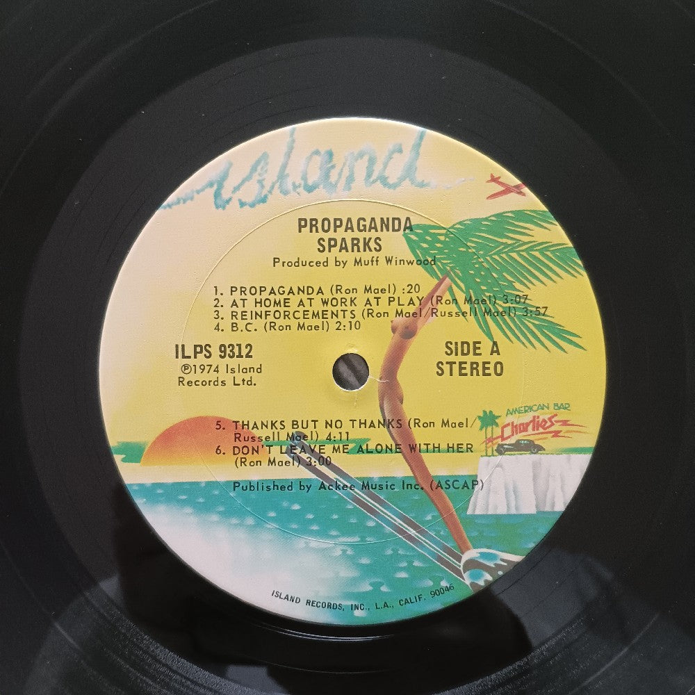 Sparks - Propaganda SHRINK - 1974 - ISLP 9312 - Used - EX - Vinyl