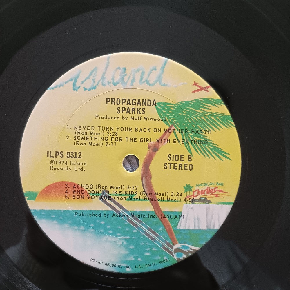 Sparks - Propaganda SHRINK - 1974 - ISLP 9312 - Used - EX - Vinyl