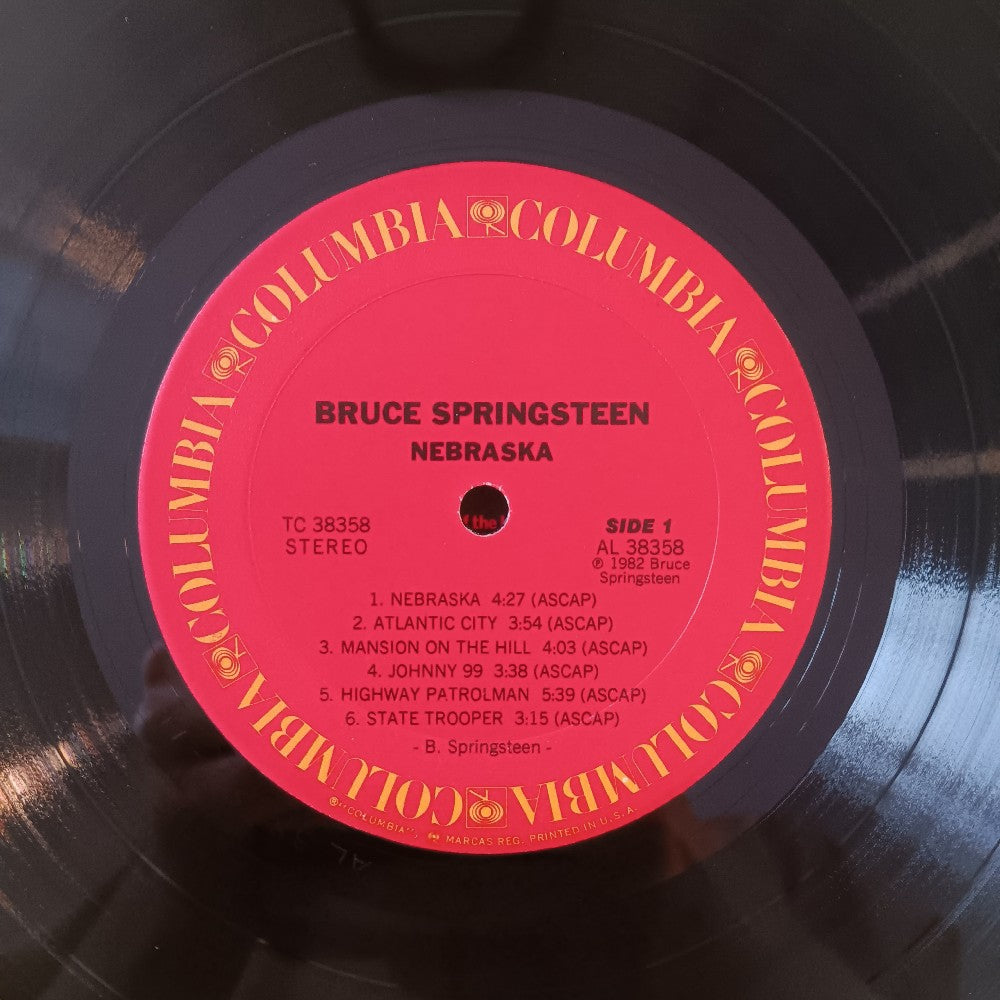 Bruce Springsteen - Nebraska OG 1st Press SHRINK - 1982 - TC 38358 - Used - VG++ - Vinyl
