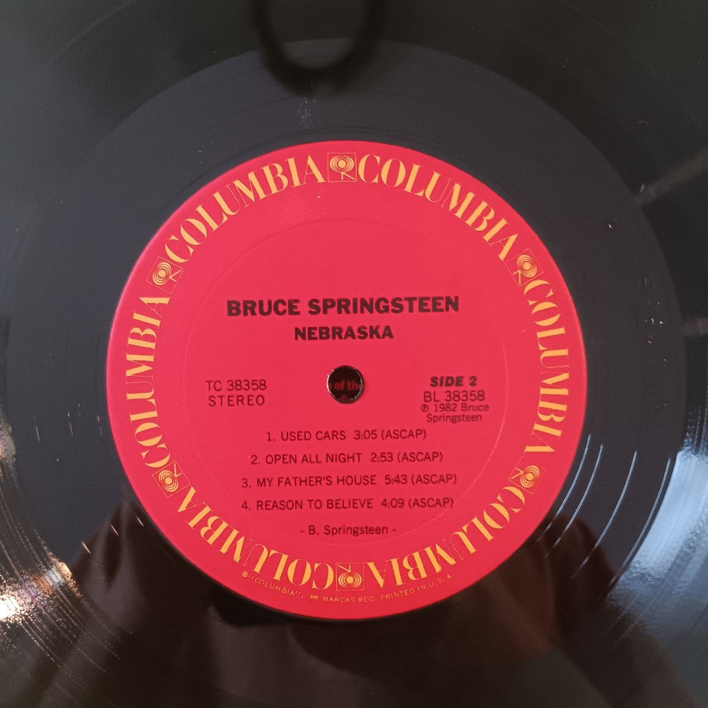 Bruce Springsteen - Nebraska OG 1st Press SHRINK - 1982 - TC 38358 - Used - VG++ - Vinyl
