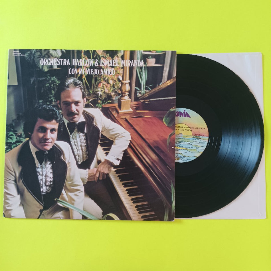 Orchestra Harlow & Ismael Miranda - Con Mi Viejo Amigo - 1976 - JM 00494 - Used - EX - Vinyl