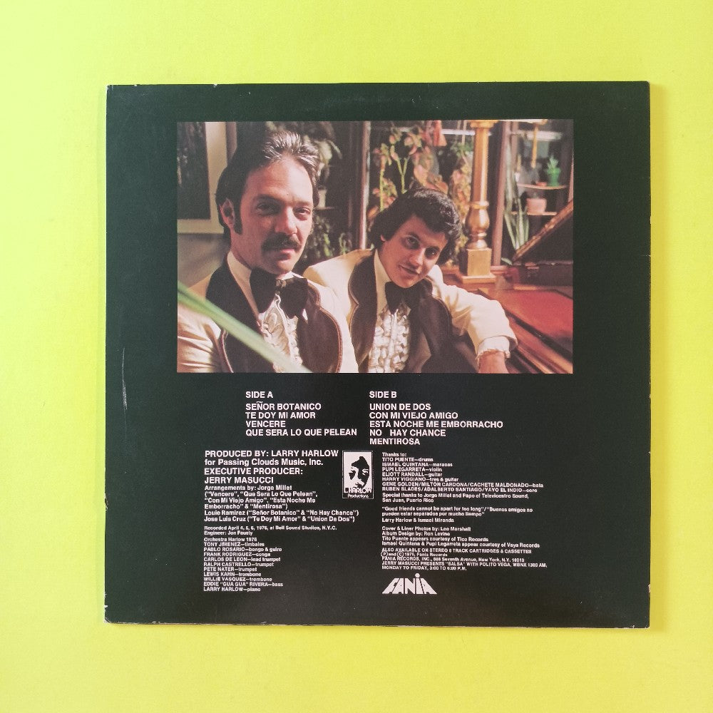 Orchestra Harlow & Ismael Miranda - Con Mi Viejo Amigo - 1976 - JM 00494 - Used - EX - Vinyl