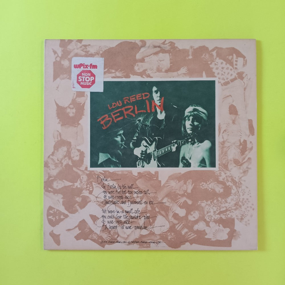 Lou Reed - Berlin OG BOOKLET PROMO ORANGE DYNAFLEX  - 1973 - APL1-0207 - Used - EX - Vinyl