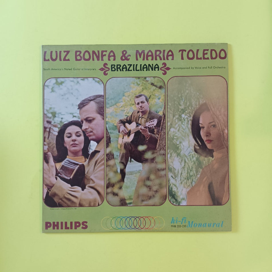 Luiz Bonfa & Maria Toledo - Brazliana - 1965 - PHM 200-199 - Used - EX - Vinyl