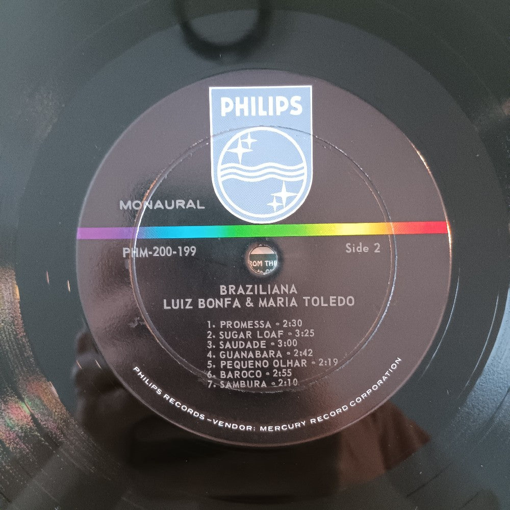 Luiz Bonfa & Maria Toledo - Brazliana - 1965 - PHM 200-199 - Used - EX - Vinyl