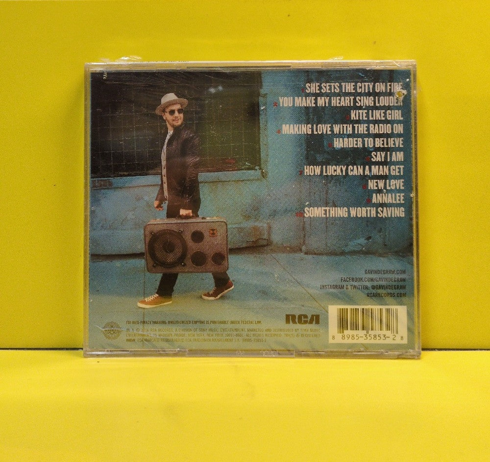 Gavin DeGraw - Something Worth Saving - 2016 - 88985-36765-2 - New - Sealed - CDs