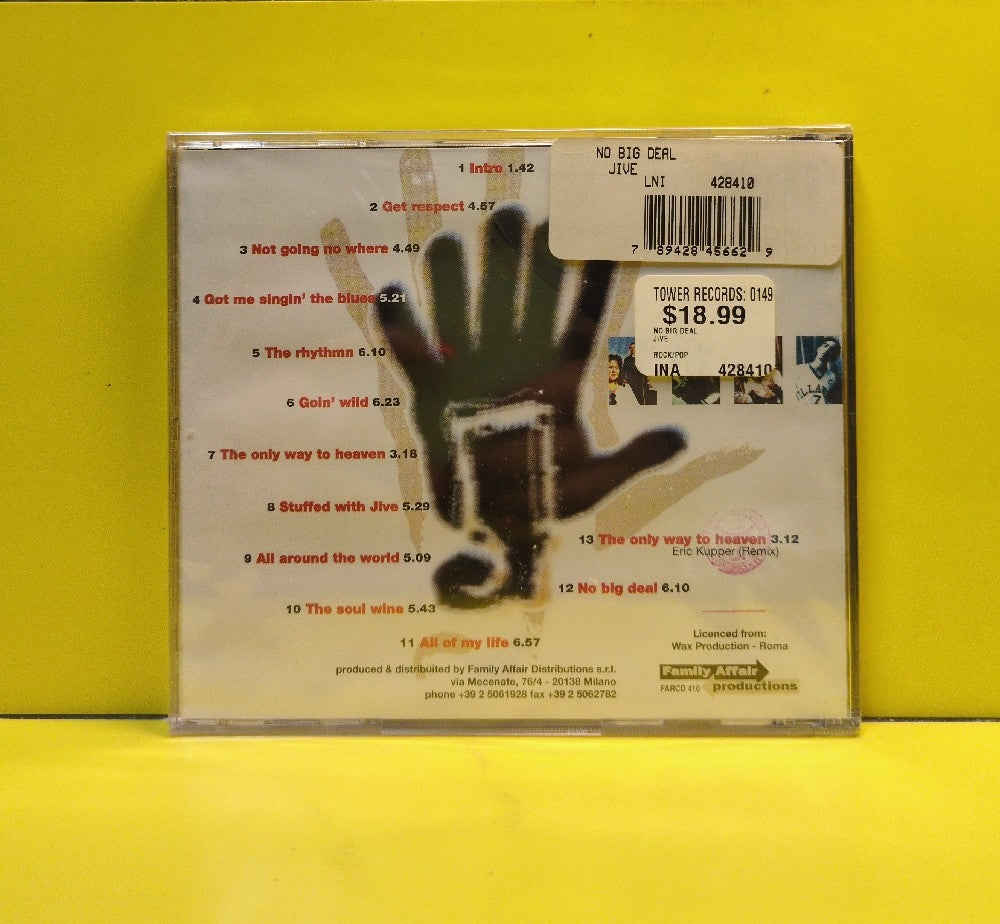 Jive - No Big Deal - 1997 - FARCD 410 - New - Sealed - CDs - Italy Import