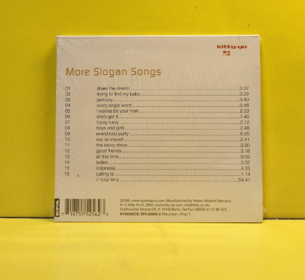 Taylor Savvy - Ladies & Gentleman - 2002 - KY02056CD - New - Sealed - CDs - Germany Import