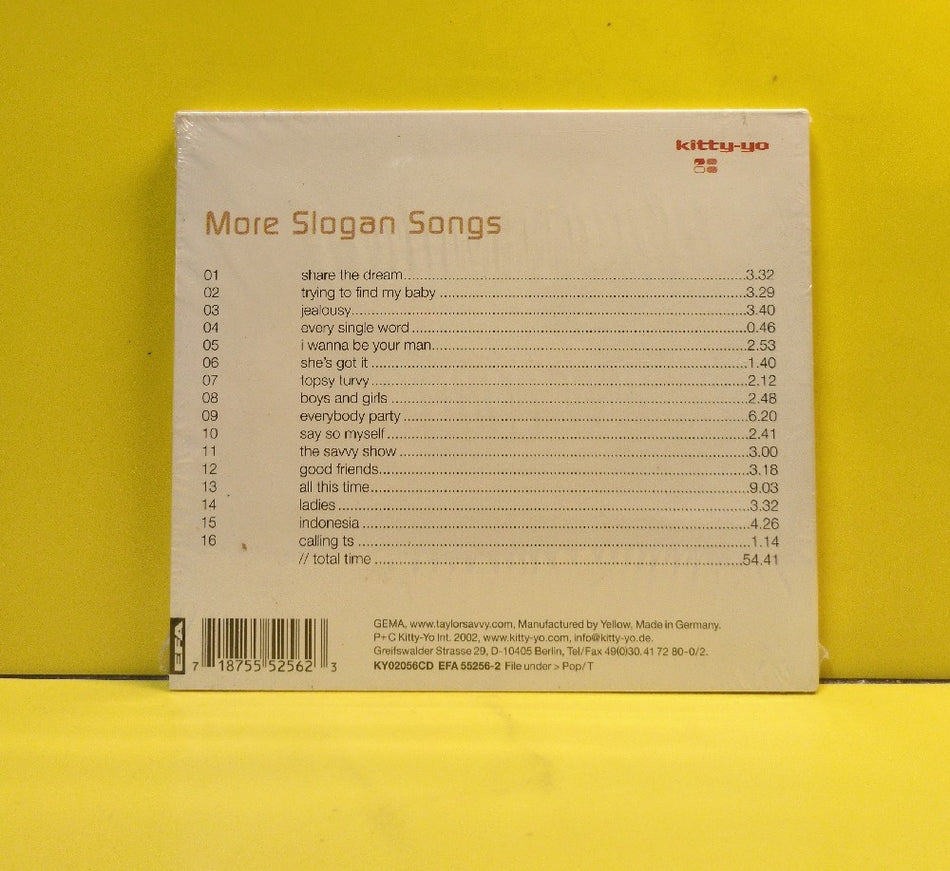 Taylor Savvy - Ladies & Gentleman - 2002 - KY02056CD - New - Sealed - CDs - Germany Import