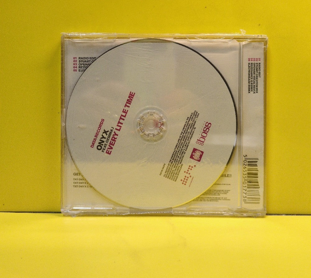 Onyx Feat. Gemma J - Every Little Time - 2004 - DATA78CDS - New - Sealed - CDs - CD Single - UK Import