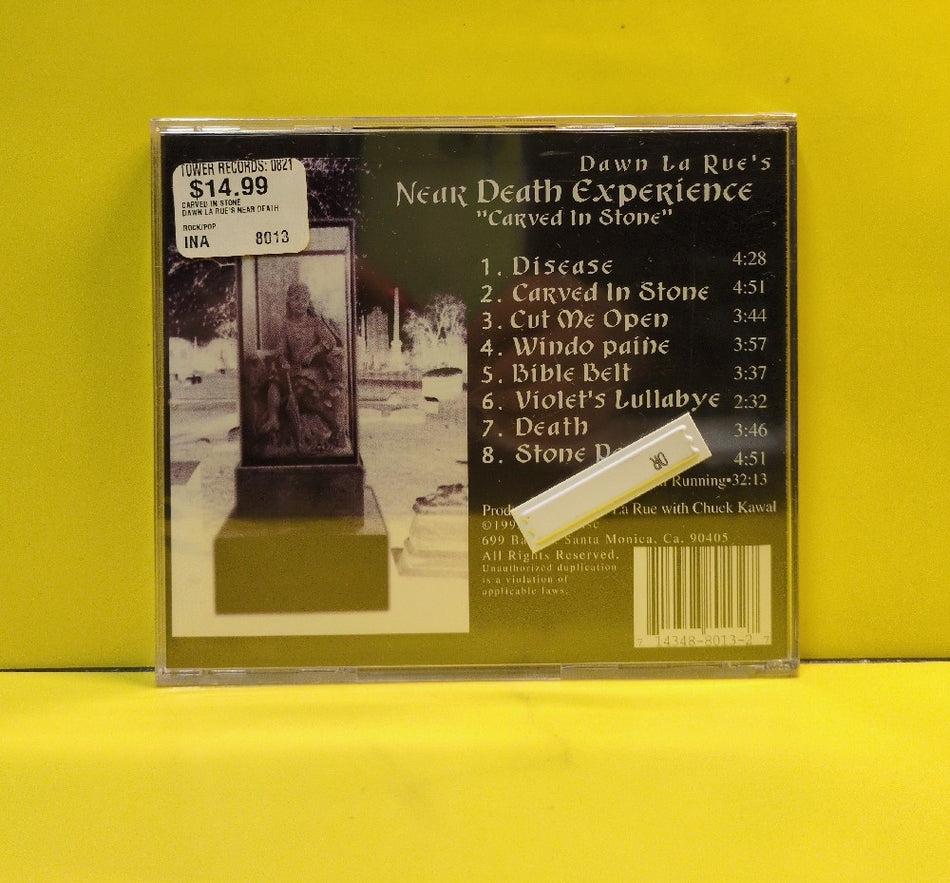 Near Death Experience - Carved In Stone - 1995 - MD8000 - New - Sealed - CDs