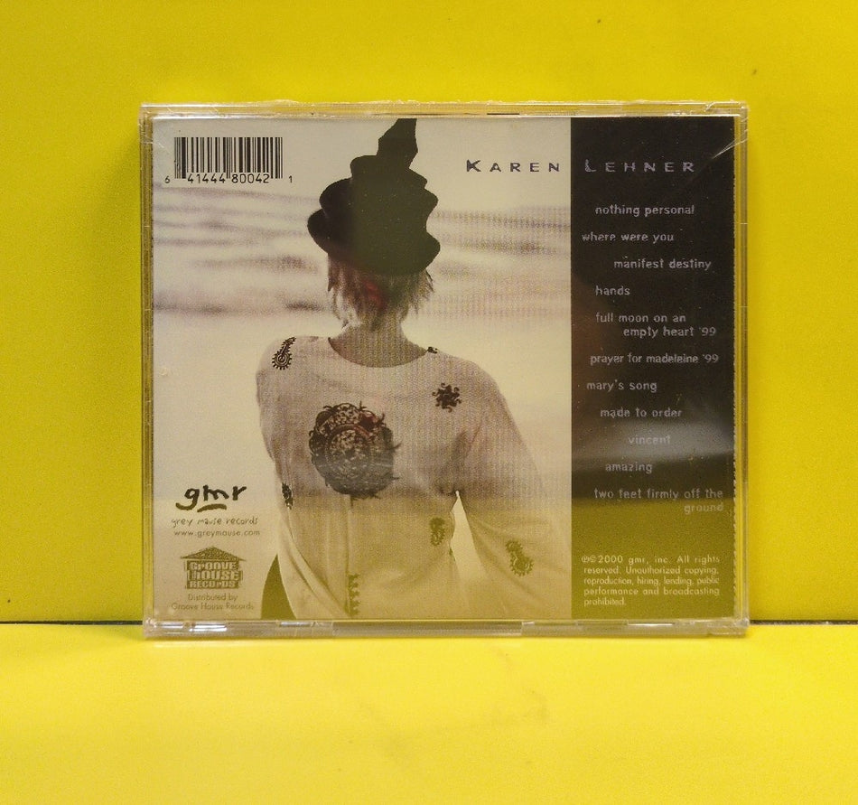 Karen Lehner - Two Feet Firmly Off The Ground - 2000 - 48004-2 - New - Sealed - CDs